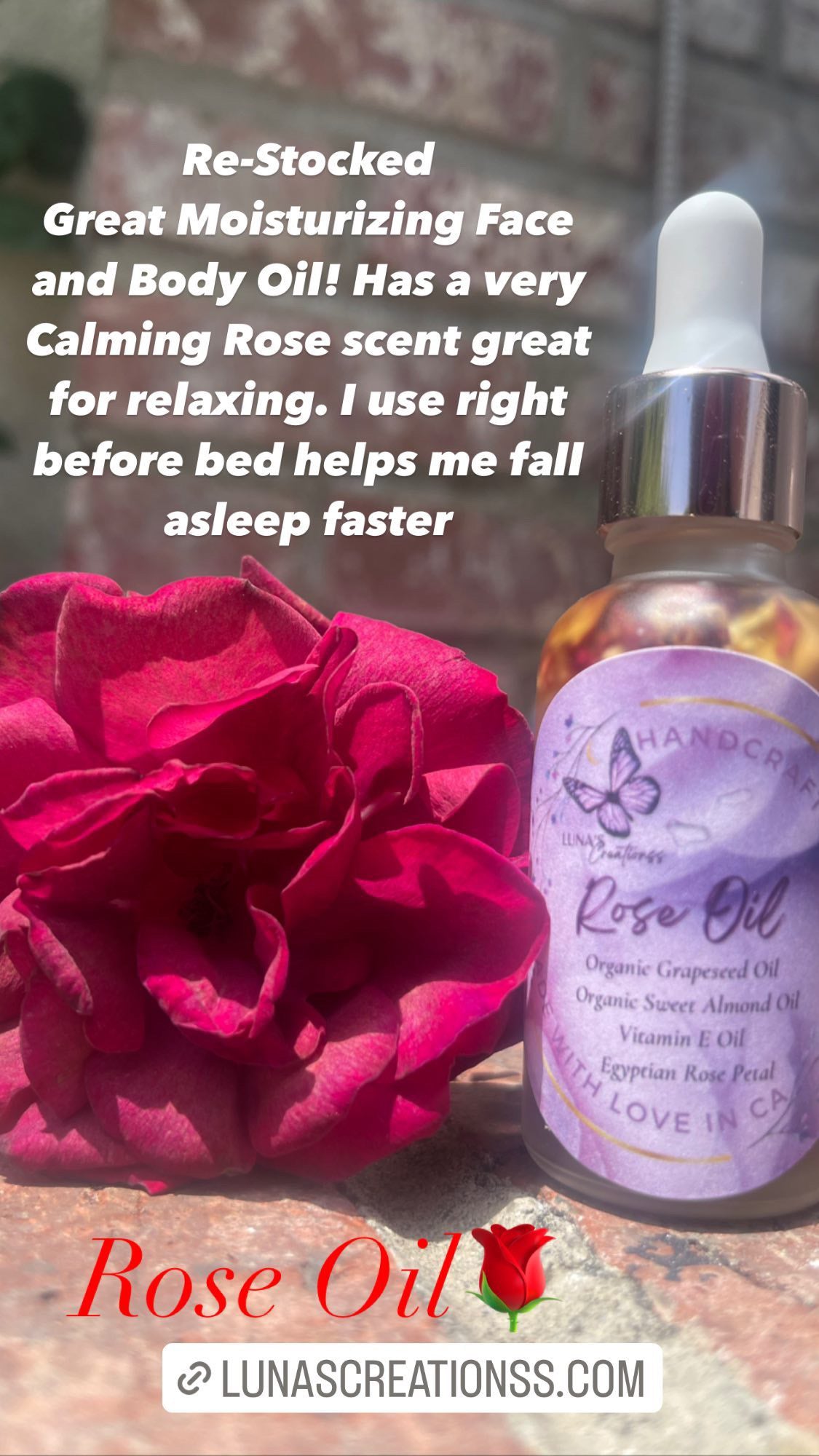 Rose Oil-Face and Body