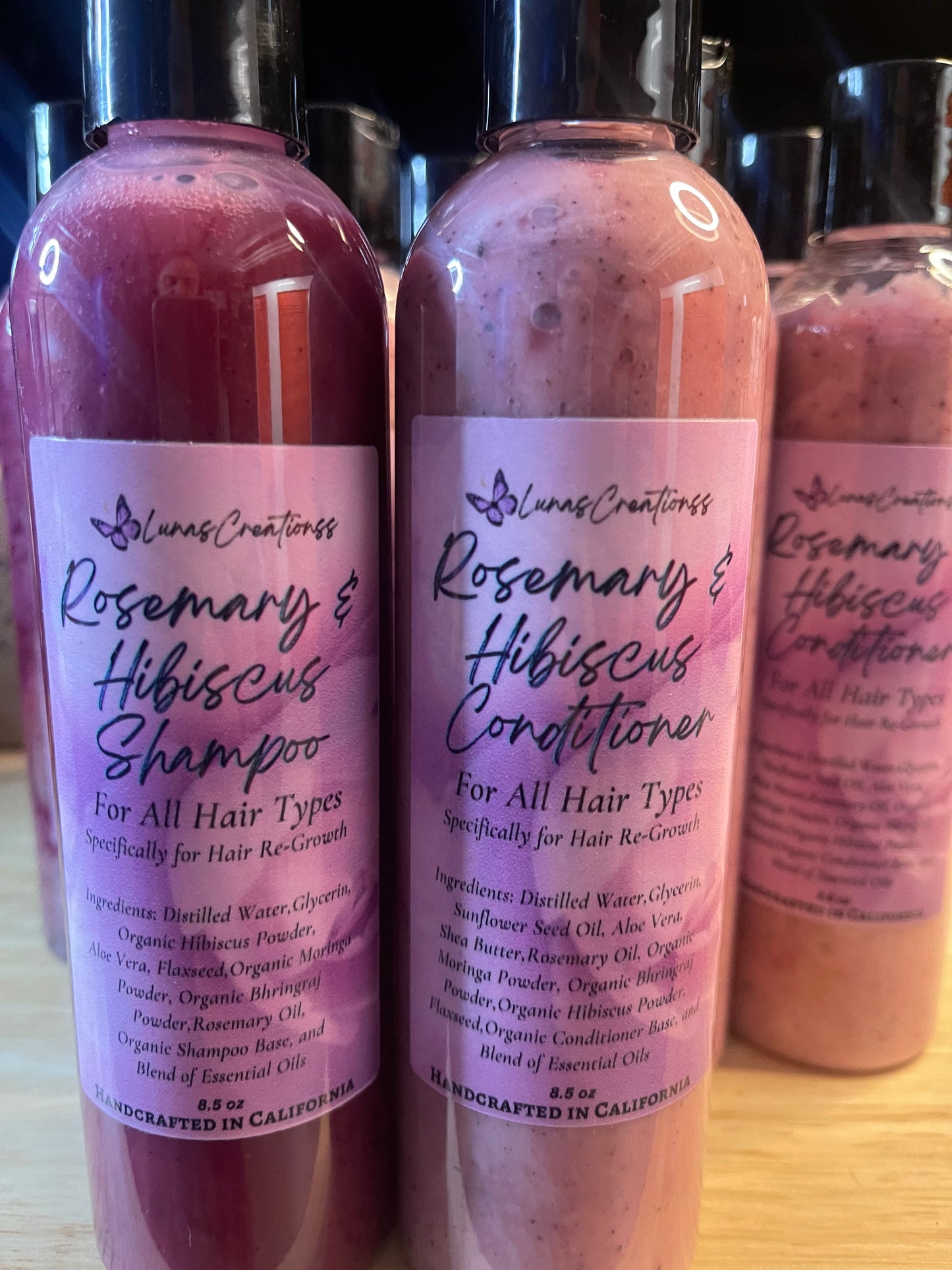 Rosemary & Hibiscus Shampoo and Conditioner Set