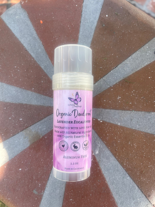Organic Deodorant- Lavender Eucalyptus