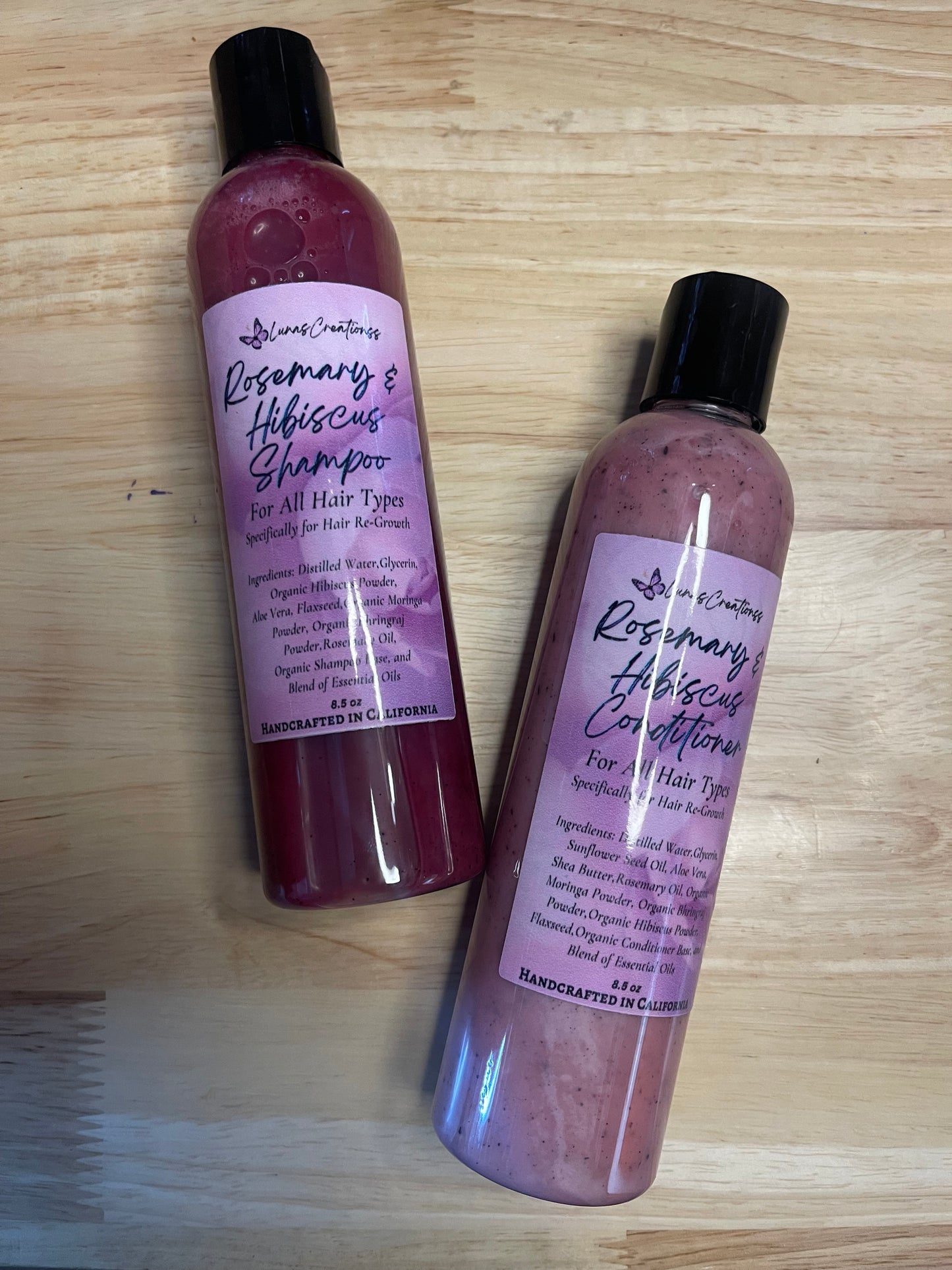 Rosemary & Hibiscus Shampoo and Conditioner Set