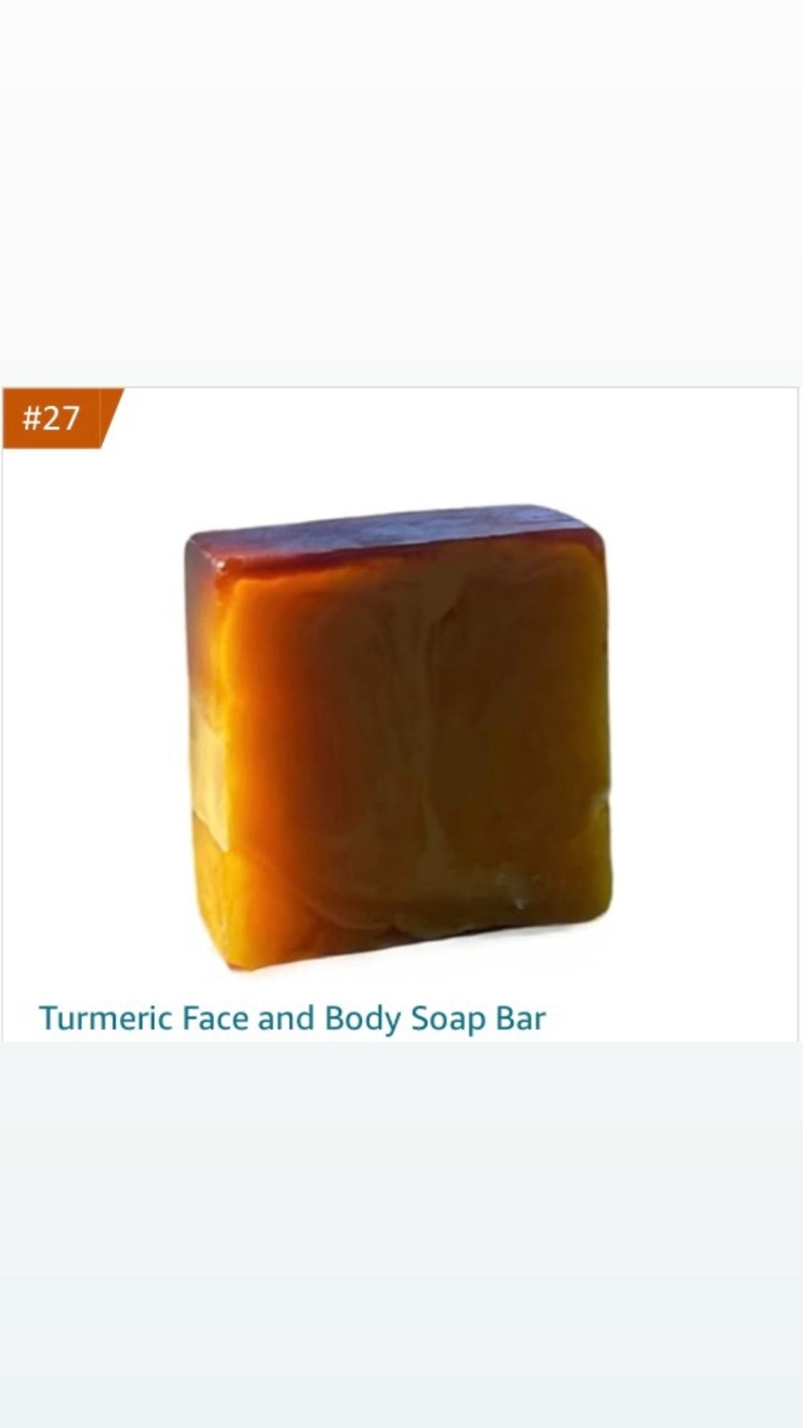Turmeric Face and Body Soap Bar